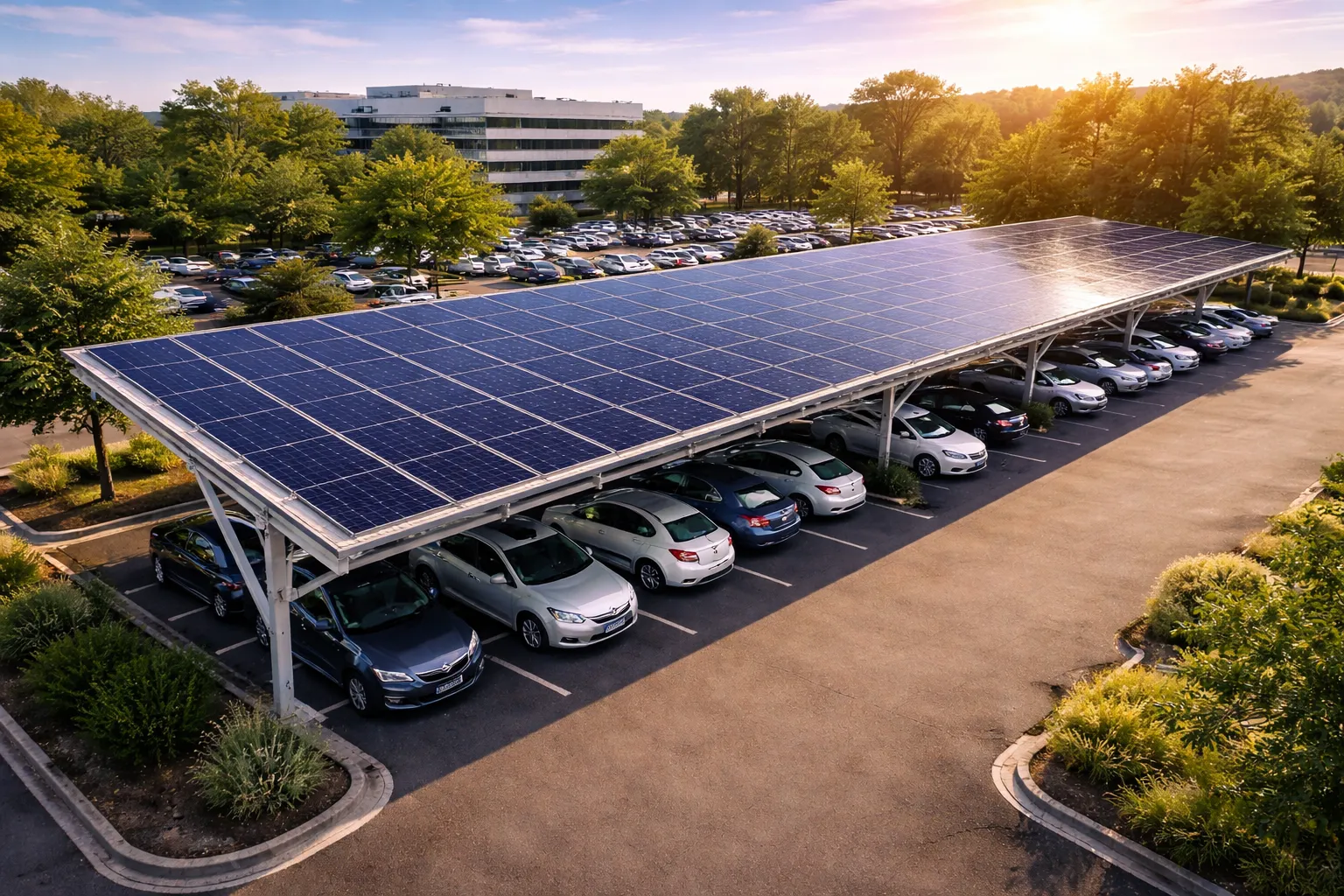 Industrial solar project